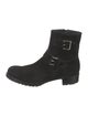 Aquatalia Suede Moto Boots