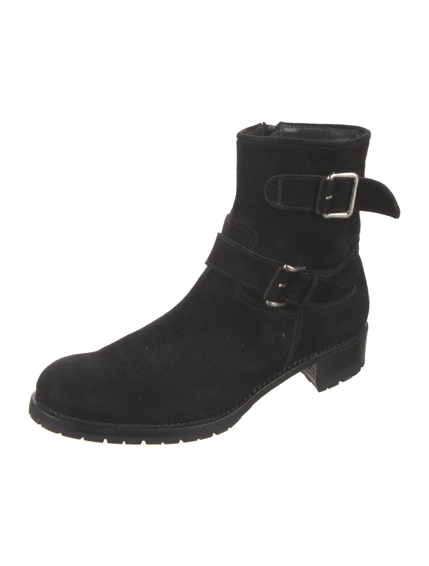 Aquatalia Suede Moto Boots