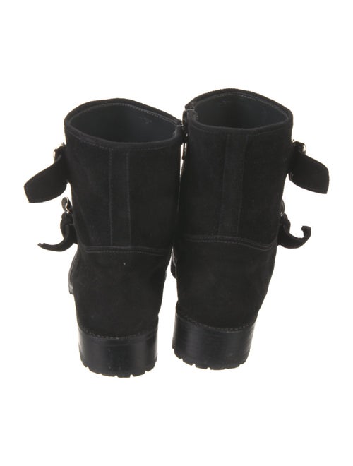Aquatalia Suede Moto Boots