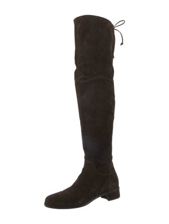 Aquatalia Suede Bow Accents Boots