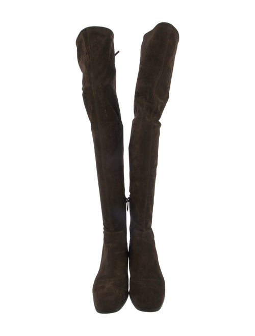 Aquatalia Suede Bow Accents Boots