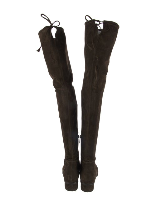 Aquatalia Suede Bow Accents Boots