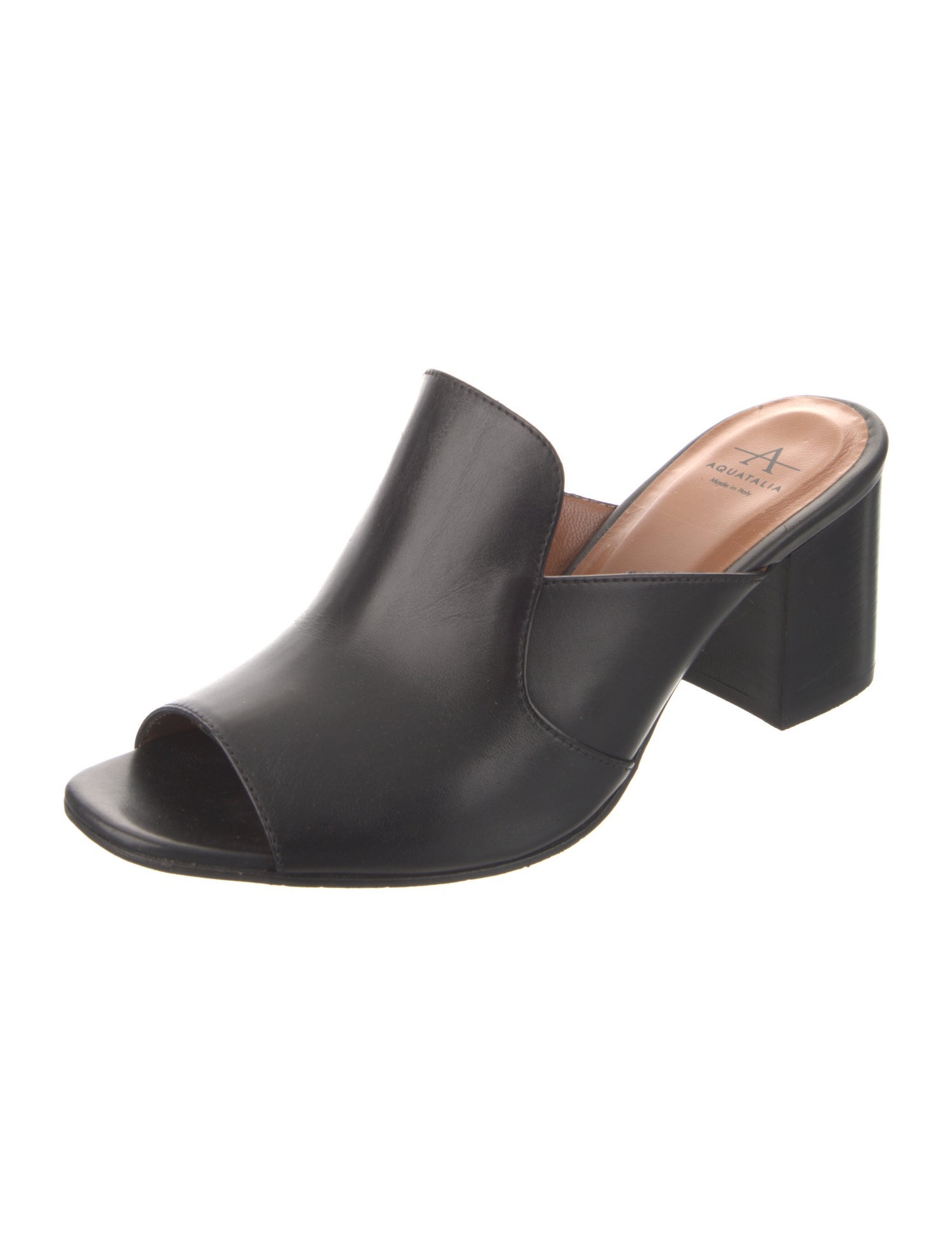 Aquatalia Leather Slides