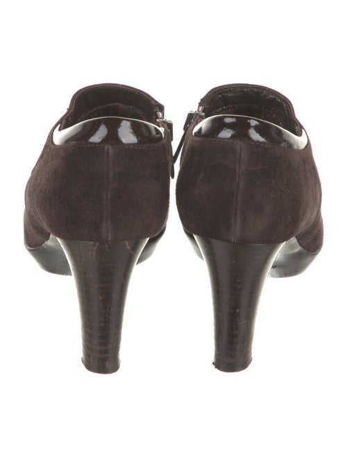 Aquatalia Suede Studded Accents Pumps