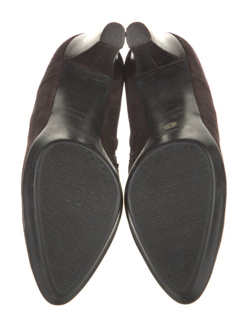 Aquatalia Suede Studded Accents Pumps