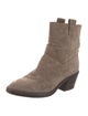 Aquatalia Suede Whipstitch Trim Boots