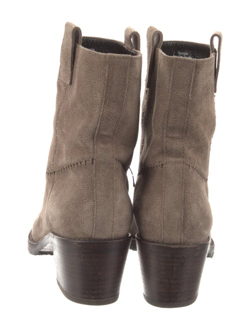 Aquatalia Suede Whipstitch Trim Boots