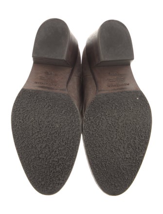 Aquatalia Suede Whipstitch Trim Boots