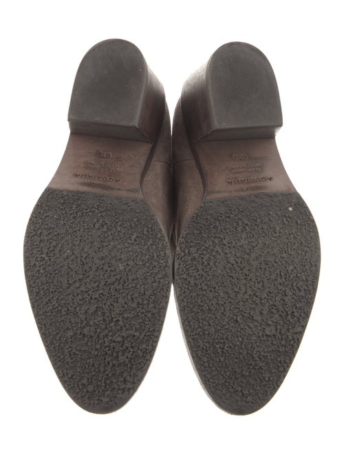 Aquatalia Suede Whipstitch Trim Boots