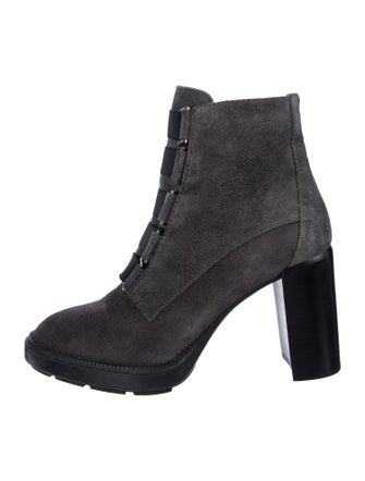 Aquatalia Suede Lace-Up Boots