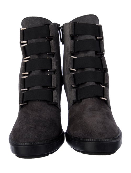 Aquatalia Suede Lace-Up Boots
