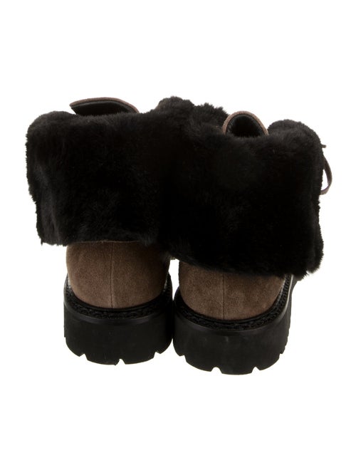 Aquatalia Suede Combat Boots