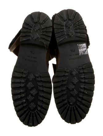 Aquatalia Suede Combat Boots