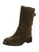 Aquatalia Suede Moto Boots