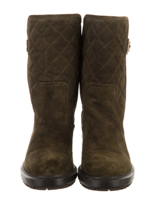 Aquatalia Suede Moto Boots