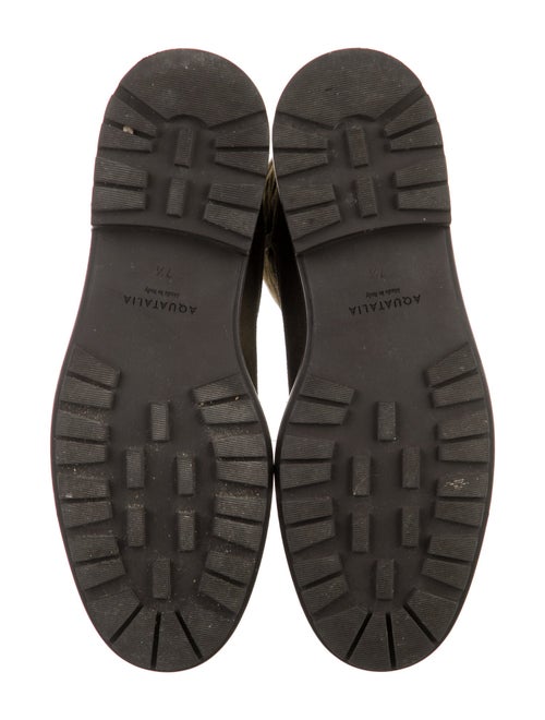 Aquatalia Suede Moto Boots