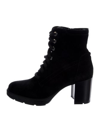 Aquatalia Suede Lace-Up Boots