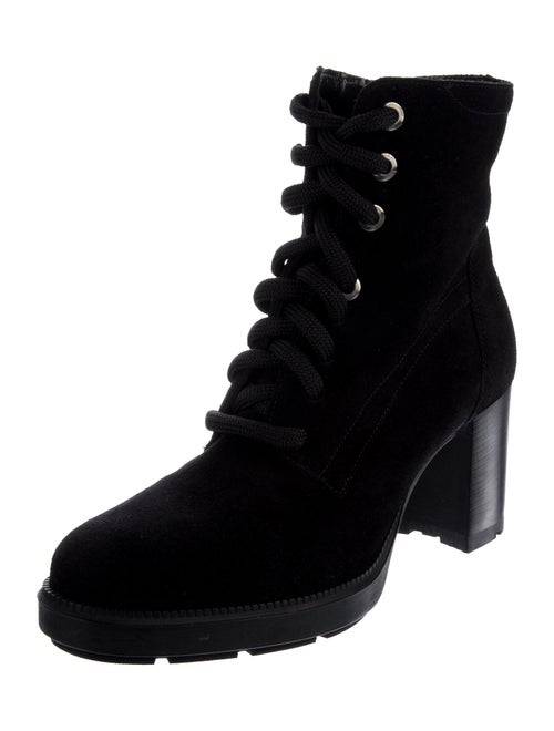 Aquatalia Suede Lace-Up Boots