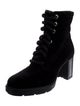 Aquatalia Suede Lace-Up Boots