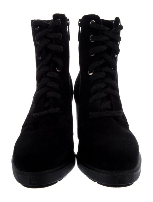 Aquatalia Suede Lace-Up Boots