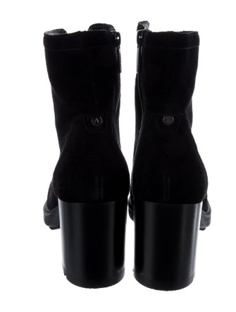 Aquatalia Suede Lace-Up Boots