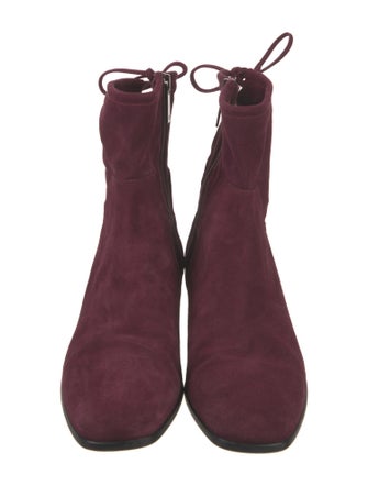 Aquatalia Suede Lace-Up Boots
