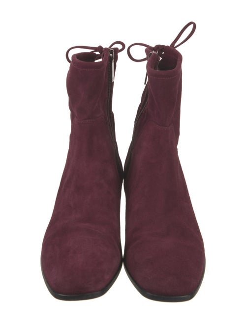 Aquatalia Suede Lace-Up Boots