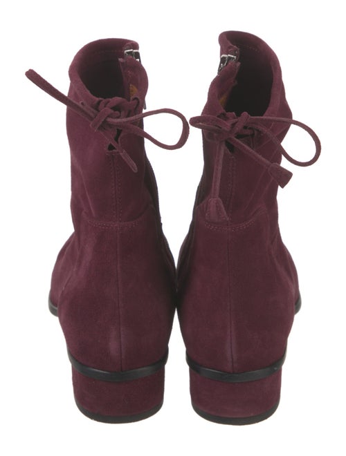Aquatalia Suede Lace-Up Boots