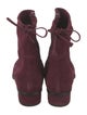 Aquatalia Suede Lace-Up Boots