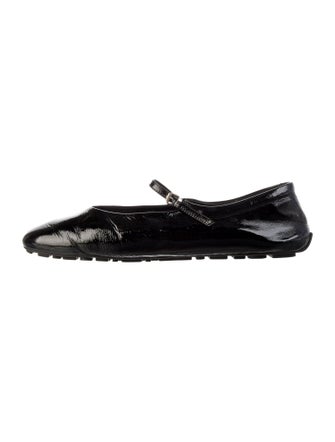 Aquatalia Patent Leather Mary Jane Flats