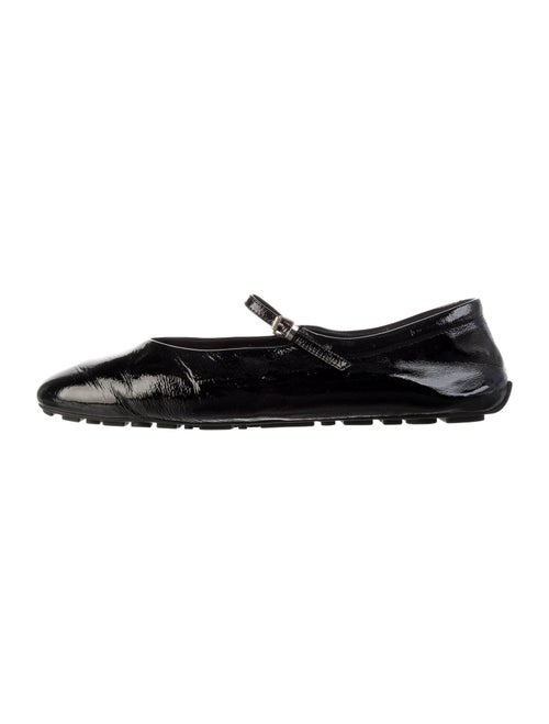Aquatalia Patent Leather Mary Jane Flats