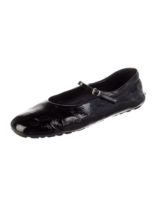 Aquatalia Patent Leather Mary Jane Flats