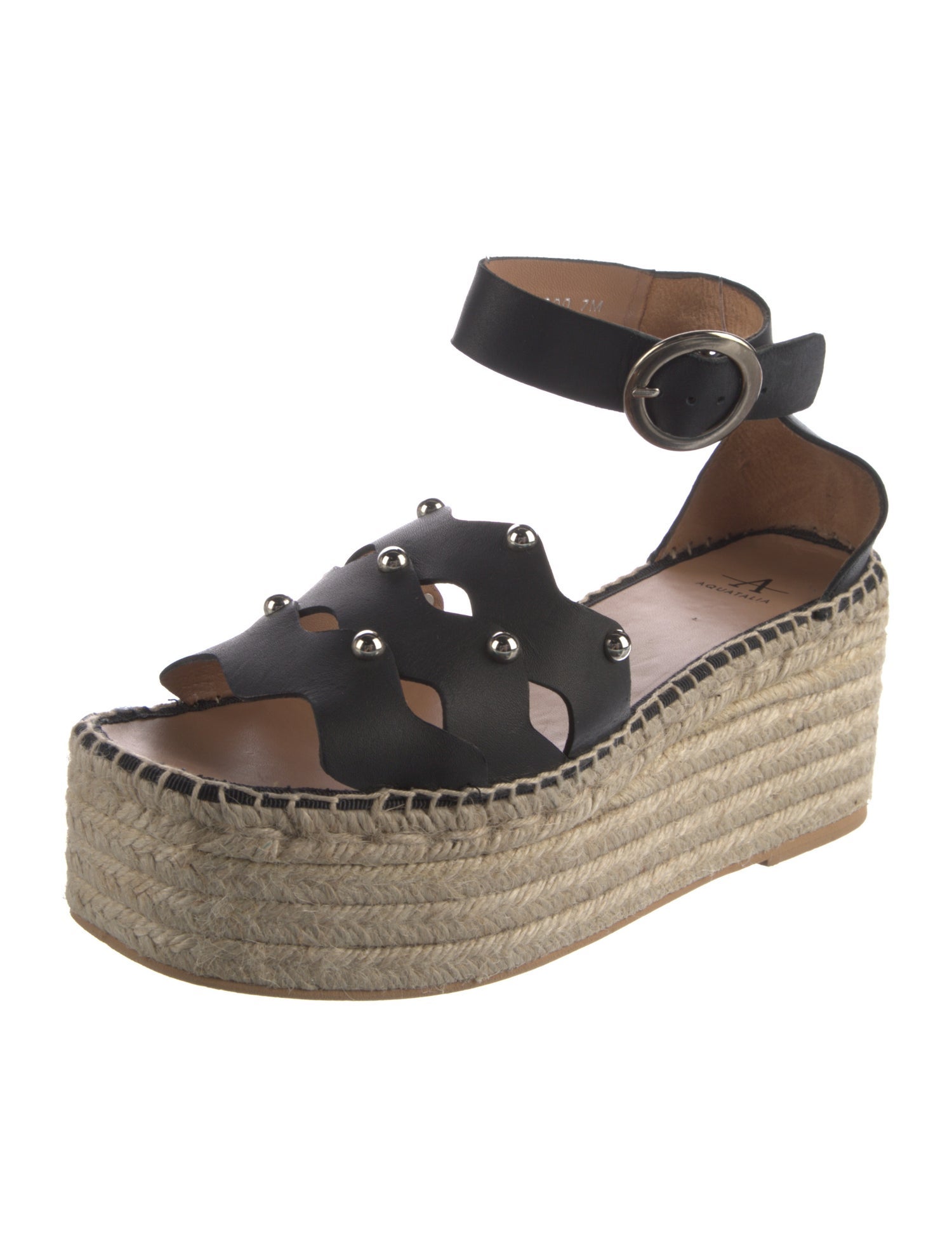 Aquatalia Leather Espadrilles