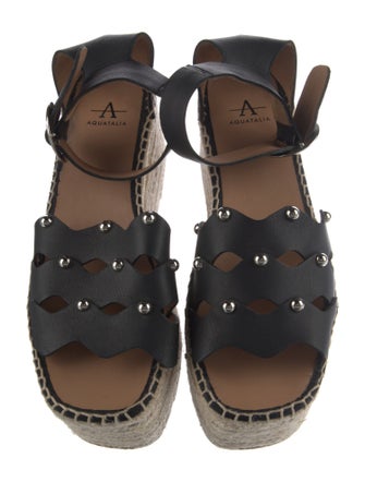 Aquatalia Leather Espadrilles