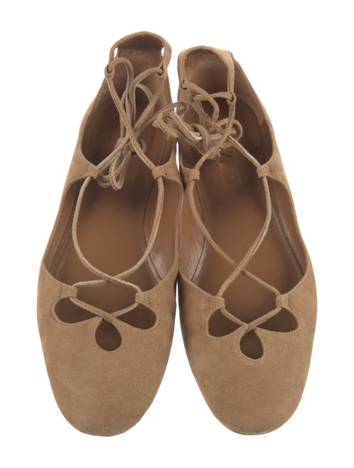 Aquatalia Suede Ballet Flats