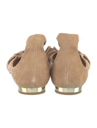 Aquatalia Suede Ballet Flats