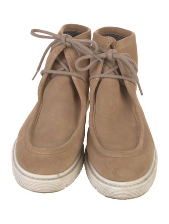 Aquatalia Suede Lace-Up Boots