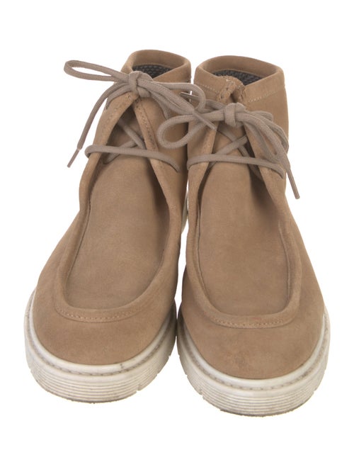 Aquatalia Suede Lace-Up Boots