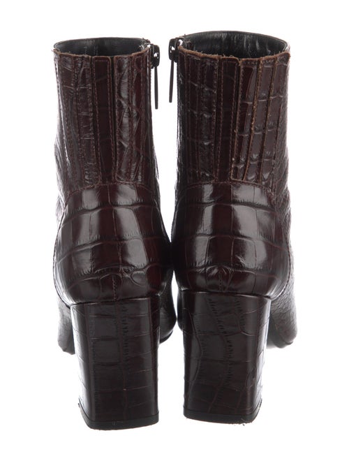 Aquatalia Embossed Leather Boots