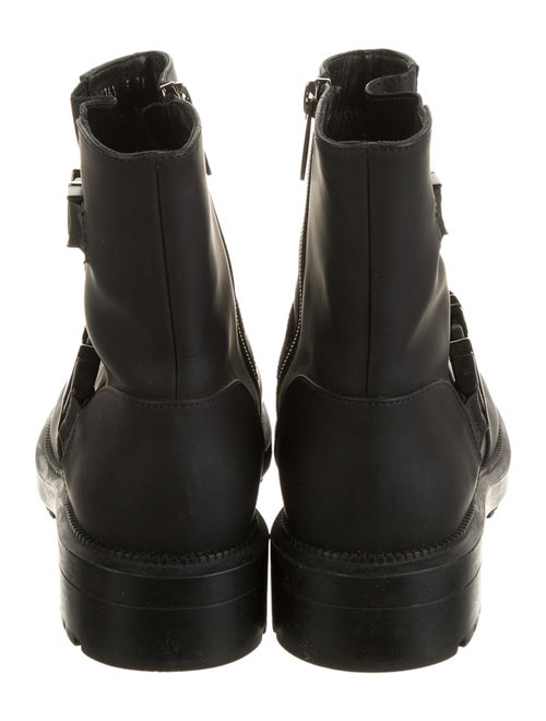 Aquatalia Leather Moto Boots
