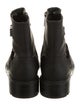 Aquatalia Leather Moto Boots