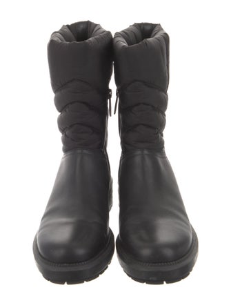 Aquatalia Leather Moto Boots