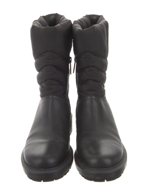 Aquatalia Leather Moto Boots