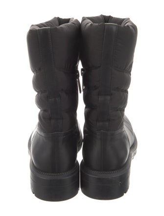Aquatalia Leather Moto Boots