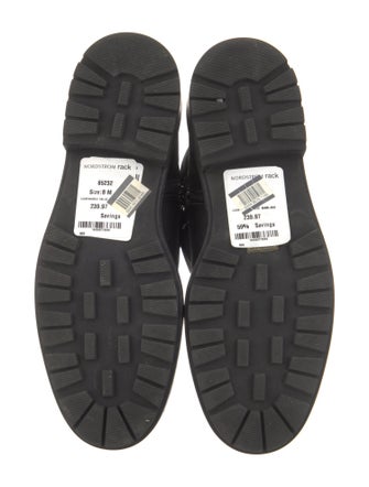 Aquatalia Leather Moto Boots