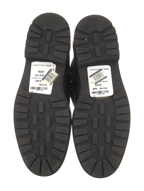 Aquatalia Leather Moto Boots