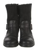 Aquatalia Leather Moto Boots