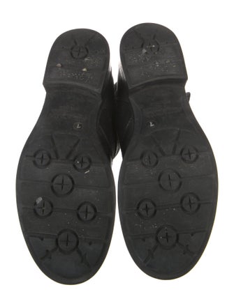 Aquatalia Leather Moto Boots