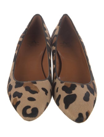 Aquatalia Ponyhair Animal Print Pumps
