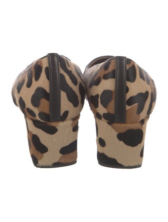 Aquatalia Ponyhair Animal Print Pumps